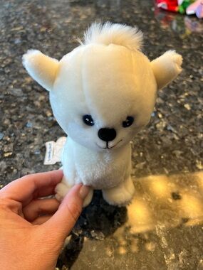 Neopets White Doglefox Plushie